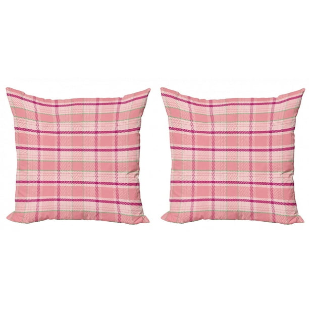 Pink LOVE Plaid & Color Throw Pillow Multicolor 18x18 Pink LOVE Plaid & Color Throw Pillow Multicolor 18x18